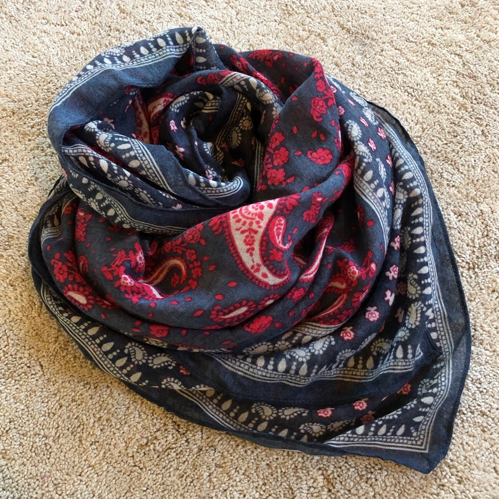 Paisley Large Square Wrap/ Scarf by Old Navy
